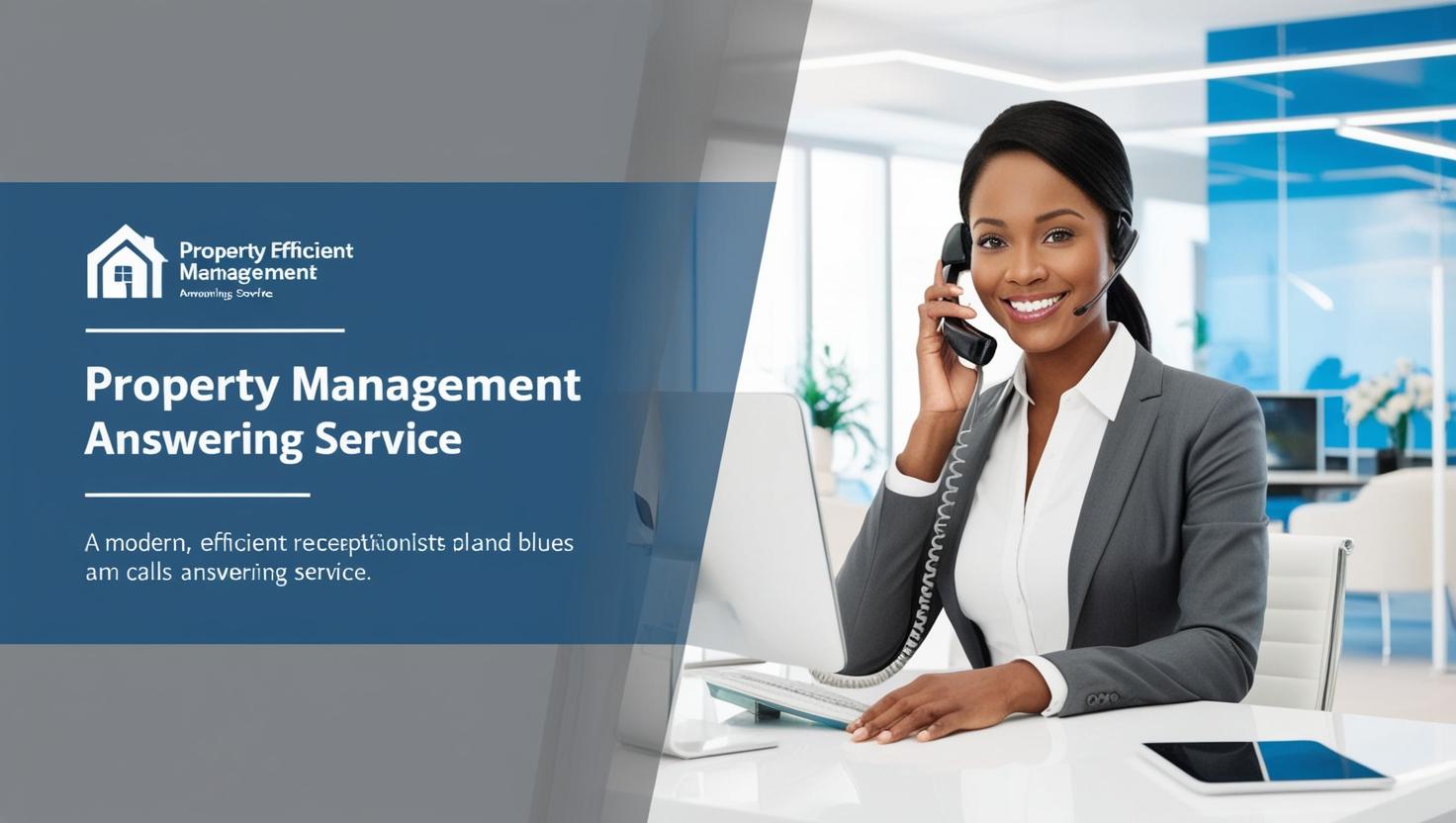 A property manager shaking hands with a Call Taking By AI representative