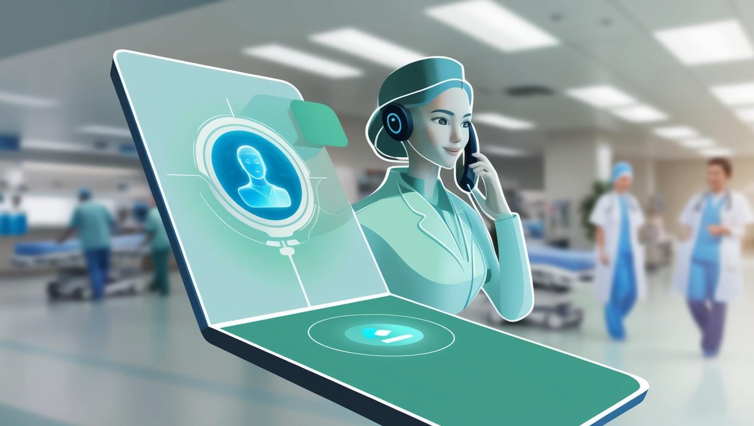 AI assistant handling patient calls
